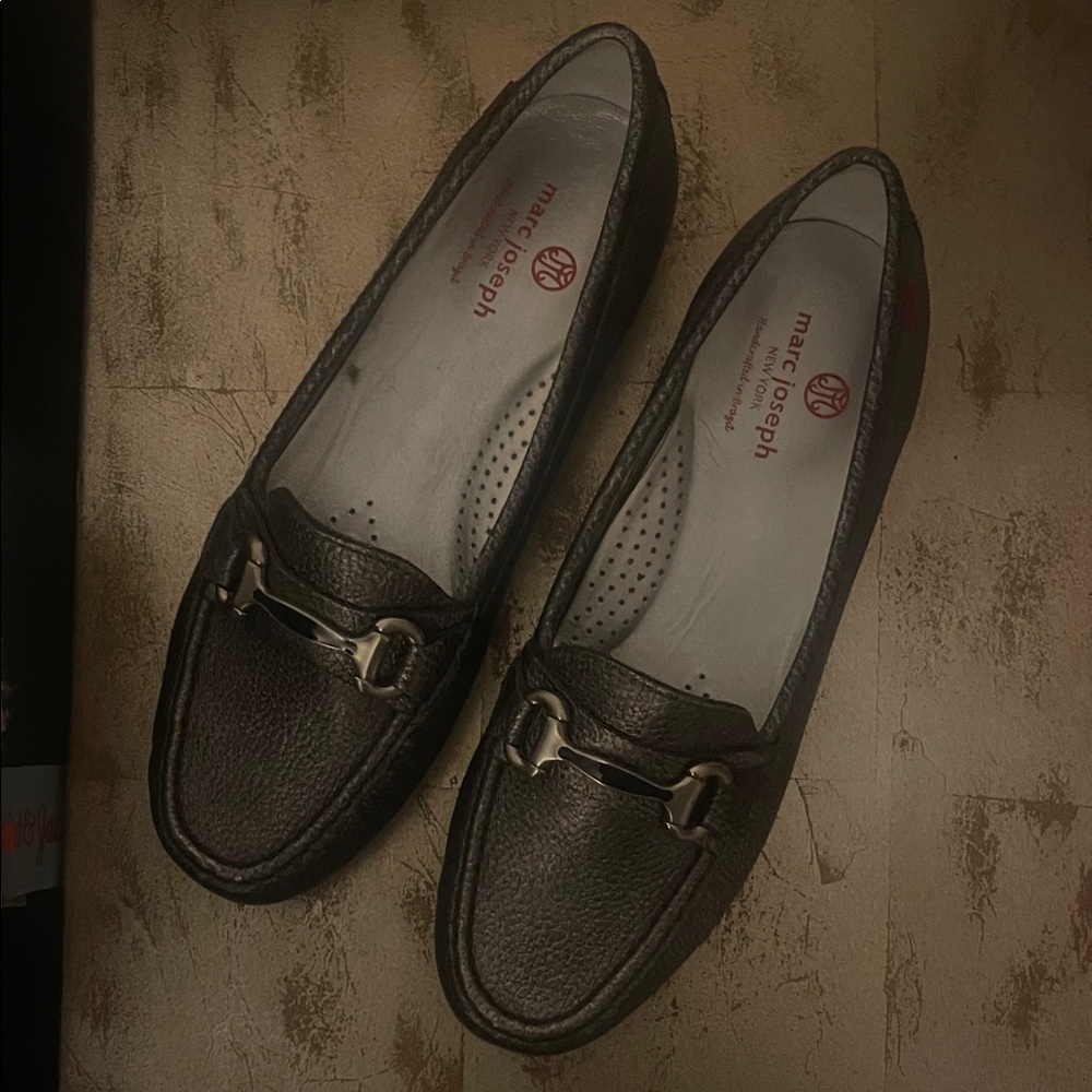 Marc Joseph Silver Textured Loafers - Picture 2 of 16
